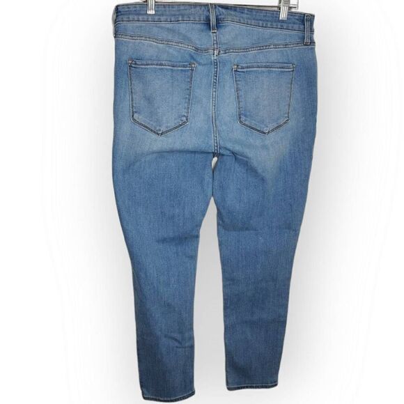 Old Navy Women's Wow High Rise Super Skinny Ankle in Medium Light Wash Denim si - Picture 4 of 7